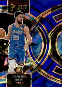 2023 Panini Select Premier Level Blue Cracked Ice Prizm Vasilije Micic Rookie RC - Bild 1 von 2