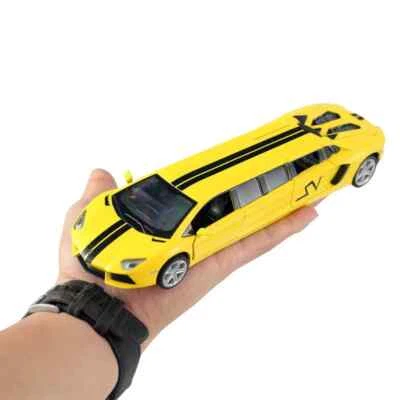 1:32 Lamborghini Extended Stripe Car Alloy Car Model Toy Vehicle Metal Car Model - Image 1 of 4
