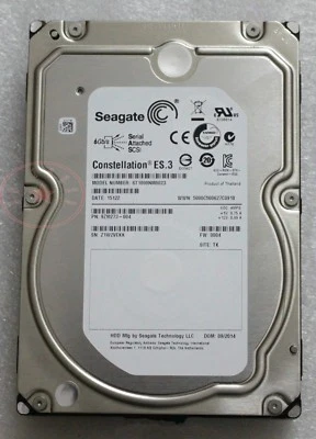 Seagate 1TB 7.2K 3.5 ST1000NM0023 SAS HARD DRIVE - Image 1 of 3