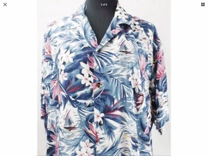 Hawaiian Reserve Collection Men’s XL Tropical Shirt Button Down 100% Rayon - Picture 1 of 4