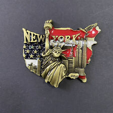New York City USA Pamiątka z podróży 3D Metalowe magnesy na lodówkę Magnes na lodówkę