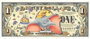 USA / Dumbo  Disney Dollars  $1  Anniversary Series of 2005 T  Uncirculated Note