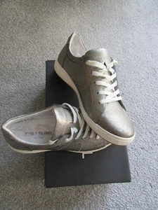 Josef Seibel CAREN 01 Trainers Antik Metallic -Platin (Silver/Grey) UK 5 NEW - Picture 1 of 10