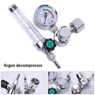 Argon CO2 Pressure Gas Mig Tig Flow Meter Regulator Welding Gauge Welder！ • 14.99£
