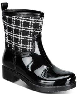 Charter Club Trudyy kaltes Wetter Regenstiefel - schwarz weiß Boucle - 6 M - Bild 1 von 3