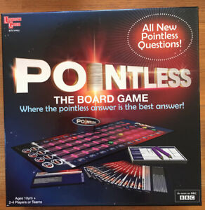 Pointless Board Game University Games 2013