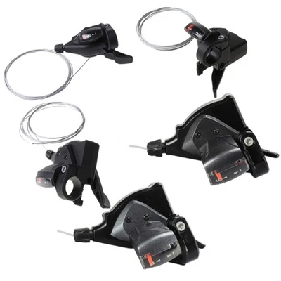 Twist Grip Gear Bike Speed Shifter Bike Derailleur Handle Brake Lever - Image 1 of 4