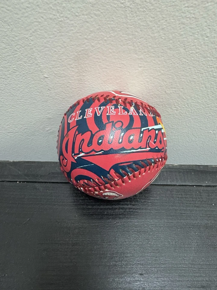 Cleveland Indians Fire Ball Play By Play 1999 Souvenir Baseball Ball - Image 1 of 4
