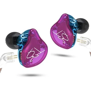 KZ ZST Pro Dynamic Hybrid Dual Driver in-Ear Headphones (Color Without Mic) - Picture 1 of 5