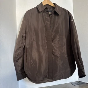 NEW ALO Socialite Shacket Espresso S Lightweight Unisex Oversized Jacket Rare - Picture 1 of 11