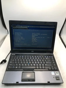 HP Compaq 6910p Intel Core 2 Duo 2.1GHz 14" NO HDD NO BATT -BOOTS BIOS-MZ - Picture 1 of 7