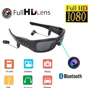 NEW Video Recording Eyewear/Sunglasses Smart Glasses Bluetooth Earphone - Picture 1 of 16