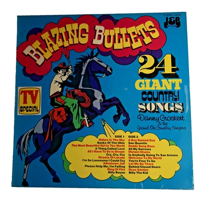 Blazing Bullets 24 Giant Country Songs Vinyl Lp 1975 Record 1980 Album - Image 1 of 4