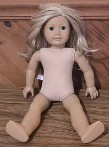 American Girl Puppe Just Like You blond Highlights Haare blaue Augen 2008 Ohrringe - Bild 1 von 8