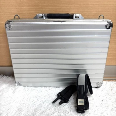 RIMOWA TOPAS Valigia in alluminio con attacco argento Business Valigia Bagaglio - Immagine 1 di 4