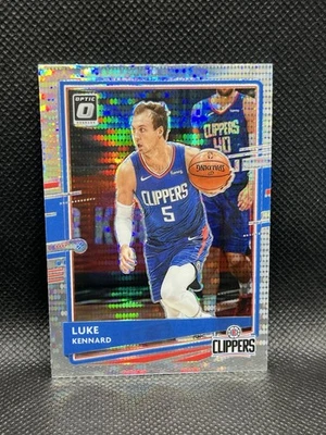 2020-21 Optic Luke Kennard SILVER PULSAR TARGET SP #65 Detroit Pistons Panini - Image 1 of 2
