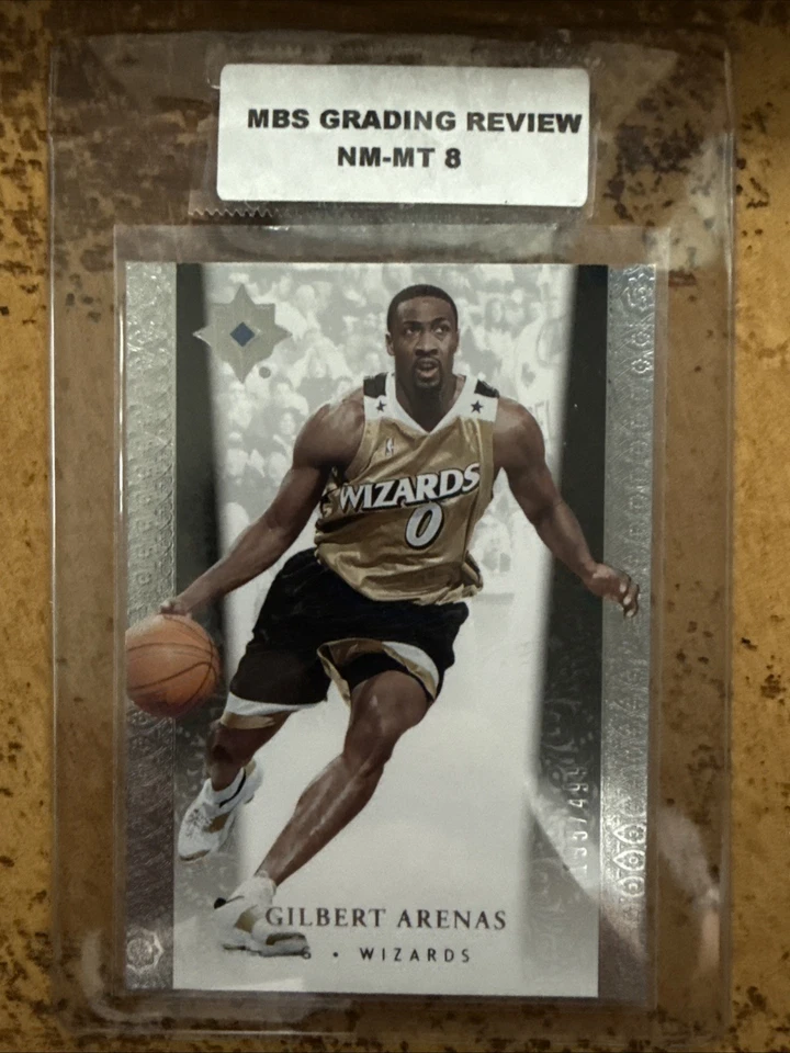 2006-07 UD Ultimate Collection Gilbert Arenas /499 MBS 8 NMMT Washington Wizards - Image 1 of 1