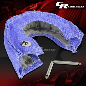 KIT DE MANTA ENVOLVENTE TÉRMICO TURBO CARGADOR AZUL FIBRA DE VIDRIO T25/T28 GT25 GT28 GT30 GT35 - Imagen 1 de 4