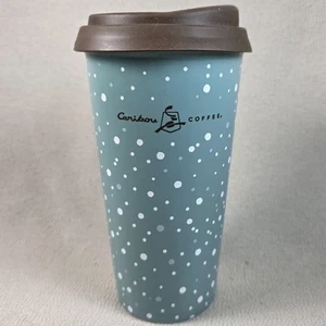 Caffè Caribou a pois in ceramica 16 oz. Bicchiere tazza caffè 2015 - Foto 1 di 4