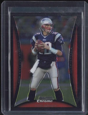 2008 Bowman Chrome Red Football #BC112 Tom Brady - Image 1 of 2