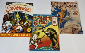 Vtg Circus Magazine Program 40s 50s King Bro Ringling Bros Spangles Clyde Beatty - Picture 1 of 17