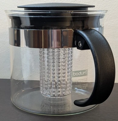 Bodun Glass Tea Infuser With Strainer And Lid - Image 1 of 4