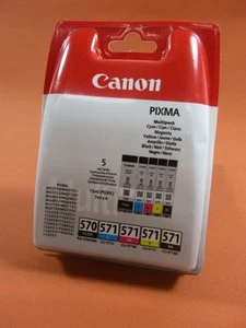 Original Canon PGI-570 / CLI-571 bk/c/m/y OVP,Druckerpatrone,Canon ink cartridge - Bild 1 von 1