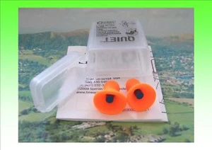 HOWARD LEIGHT INSERT EAR PLUGS / DEFENDERS WITH CARRY CASE. REUSABLE - Picture 1 of 1