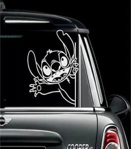 "Calcomanía de vinilo Stitch Waving - Halloween para decoración del hogar 4"" x 6" - Imagen 1 de 1