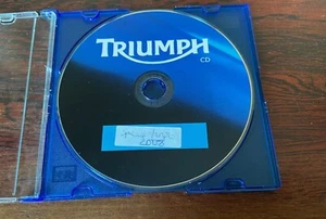 Triumph 2008 motorcycle press kit model CD-ROM press launch - Picture 1 of 2