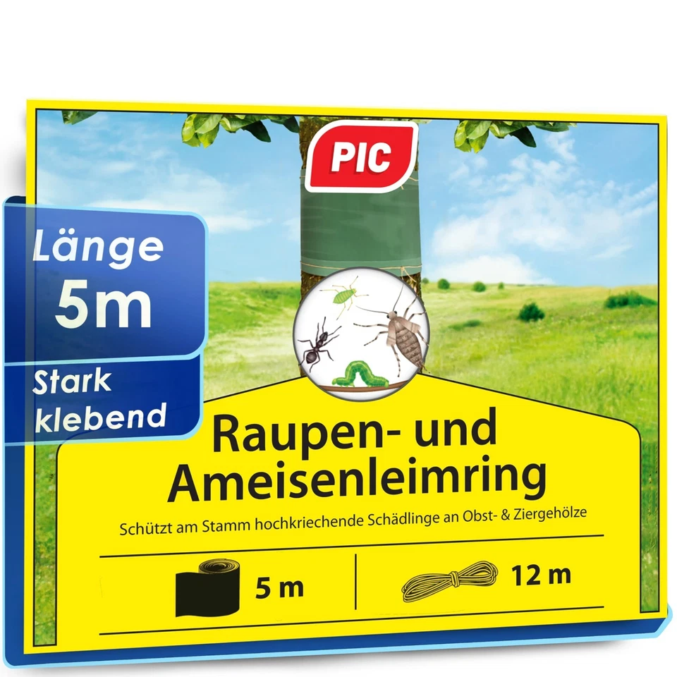 PIC Leimringe für Obstbäume selbstklebend - 5 Meter Leimring, stammschutz - Bild 1 von 4