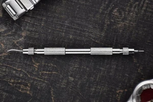 Herramienta de reparación removedor de barra de resorte de correa de reloj de 5" con puntas reemplazables - vendedor de EE. UU. - Imagen 1 de 5