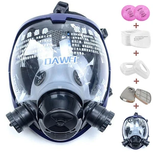 17 in1 Vollgesichts Gasmaske Gesichtsstück Atemschutzmaske zum Lackieren Sprühen 6800 Serie - Bild 1 von 12