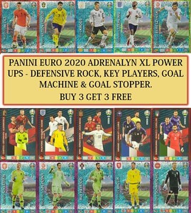 Panini Adrenalyn XL UEFA Euro 2020 - Multiples & Power Up Cards buy 3 get 3 FREE