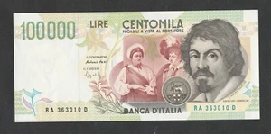 Italy 100000 Lire 1994 year P-117a UNC - Picture 1 of 2