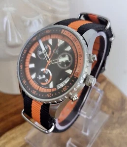 CALVIN KLEIN CHRONOGRAPH K31272 + 2 FREE NEW EXTRA STRAPS - EXCELLENT CONDITION - Picture 1 of 19