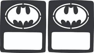Tail Light Covers Batman Comic Book for Jeep Wrangler JL - Bild 1 von 5