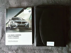 BMW 3 GRAN TURISMO F34 2013-2017 HANDBOOK OWNERS MANUAL WALLET PACK A-198 - Picture 1 of 5