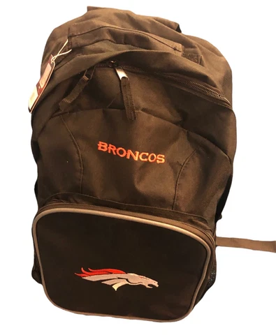 BACK to SCHOOL NFL Licensed Denver Broncos Backpack USA Seller FREE SHIPPING! Cover