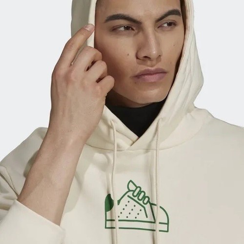 Adidas Originals Felpa con cappuccio Stan Smith Off White XXL