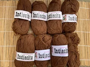 Indiecita 100% Alpaca Fleece from Peru 7 1/2 Skeins, Natural Color Not Dyed - Picture 1 of 4
