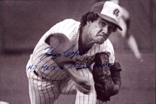 Buzz Capra Signed 4x6 Photo Atlanta Braves New York Mets NYM Auto Autograph