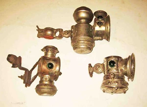 Lot of 3 BICYCLE LAMPS c1890-1900 incl M&W Lancaster & Everlit + Othr PARTS LAMP - Bild 1 von 20