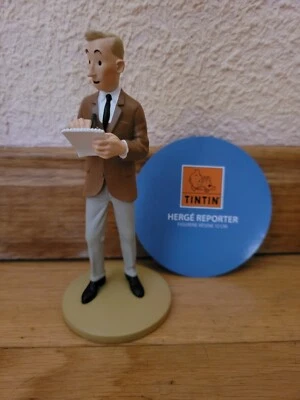 Figura Georges Rémi Herge Reporter. Colección TF1 42204 Figurine Resina Nuevo - Imagen 1 de 4