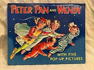 Peter Pan and Wendy, with Five Pop Up Pictures - Birn Brothers, 1st 1955, Barrie