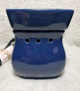Calentador Scentsy 🔵 Azul Tamaño Completo RETIRADO Clásico Curva Cuadrado - Imagen 1 de 6