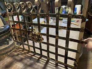 Antique Iron Window Grate - Picture 1 of 5