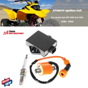 New 1998-2005 For Arctic Cat 300 2x4 4X4 New Ignition Coil Spark Plug & CDI US - Foto 1 di 10