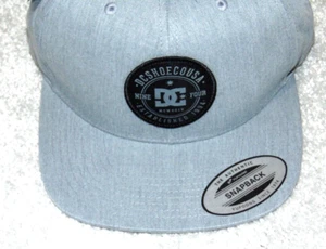Snapback Cap Mens DC Shoes Hat Gray VC Snappy Guilder Adjustable - Picture 1 of 5