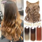 Hidden Secret Wire in Hair Extensions Weft One Piece THICK AS Human Headband US